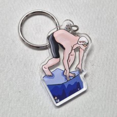 수영 아크릴키링