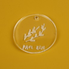 투명 레이저 아크릴키링