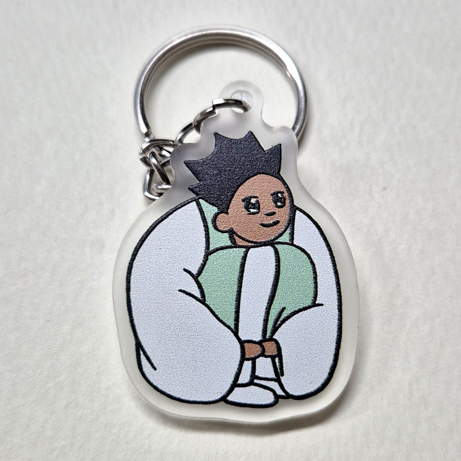 양반 무광 양면 아크릴키링