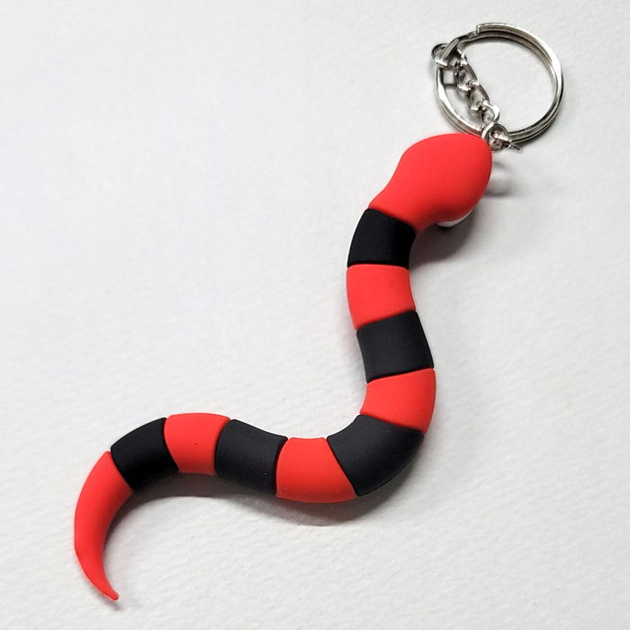뱀모양 고무키링