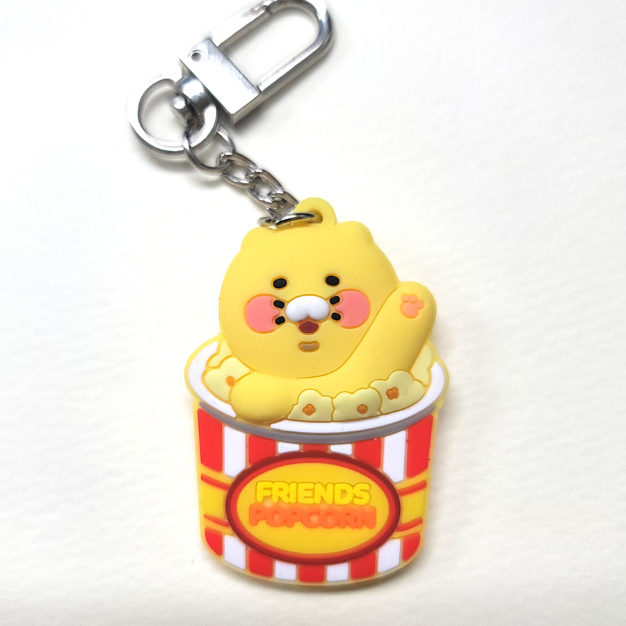 friends popcorn 3d고무키링