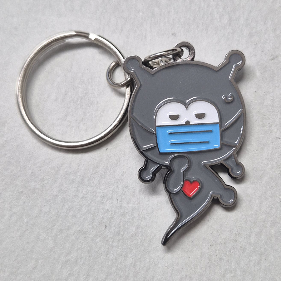 세균 흑니켈도금칠 양면 금속키링