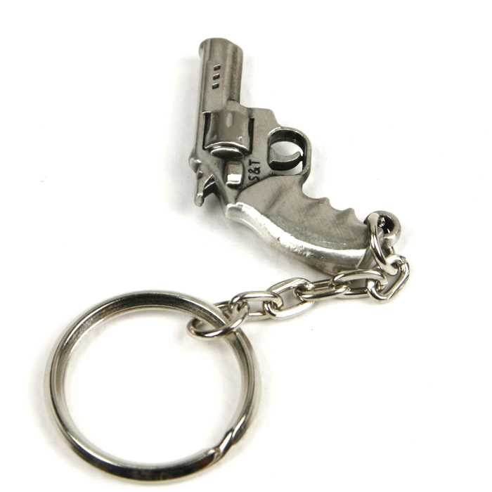 대한민국 권총 금속키홀더 입체