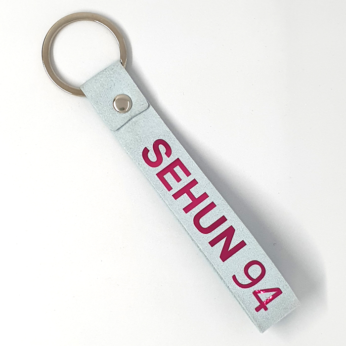 메탈릭 샤무드원단컷스트립키링 중